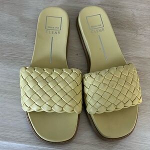 Dolce Vita “Clear” Yellow Sandals